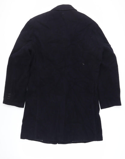 Mens UK Size 40 Bruce & Borough Blue Overcoat