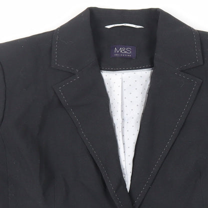 Womens UK Size 12 Marks and Spencer Black Jacket