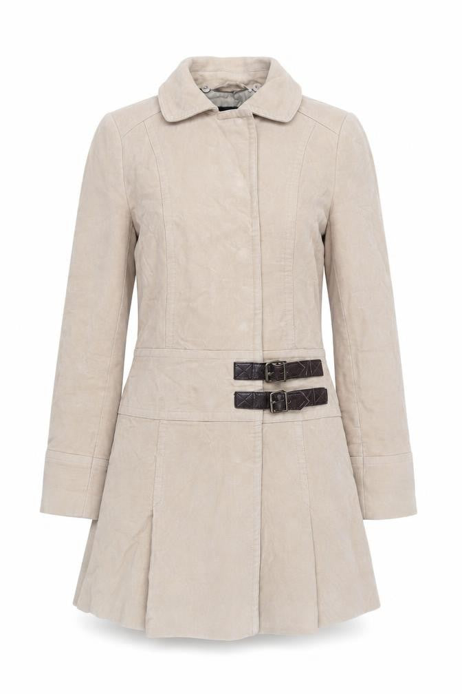 Womens UK Size 8 NEXT Beige Overcoat