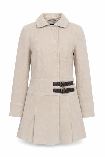 Womens UK Size 8 NEXT Beige Overcoat