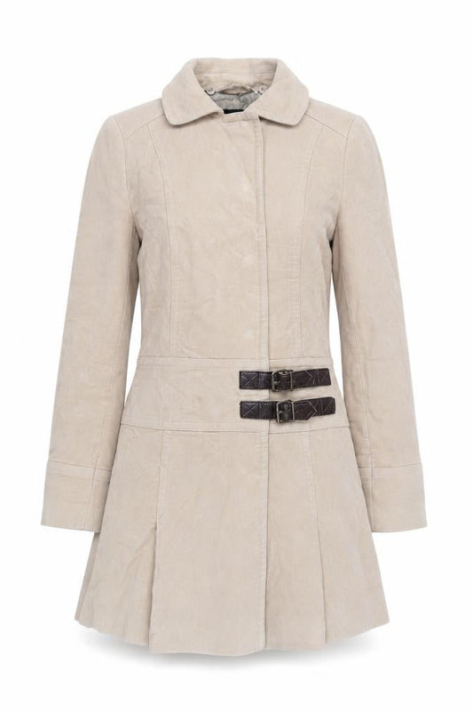 Womens UK Size 8 NEXT Beige Overcoat