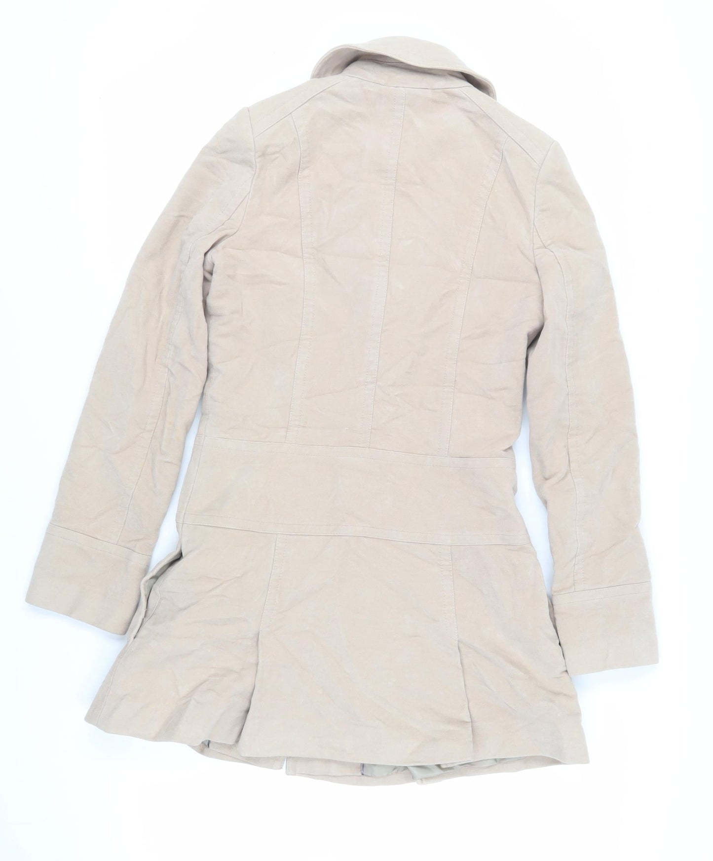 Womens UK Size 8 NEXT Beige Overcoat