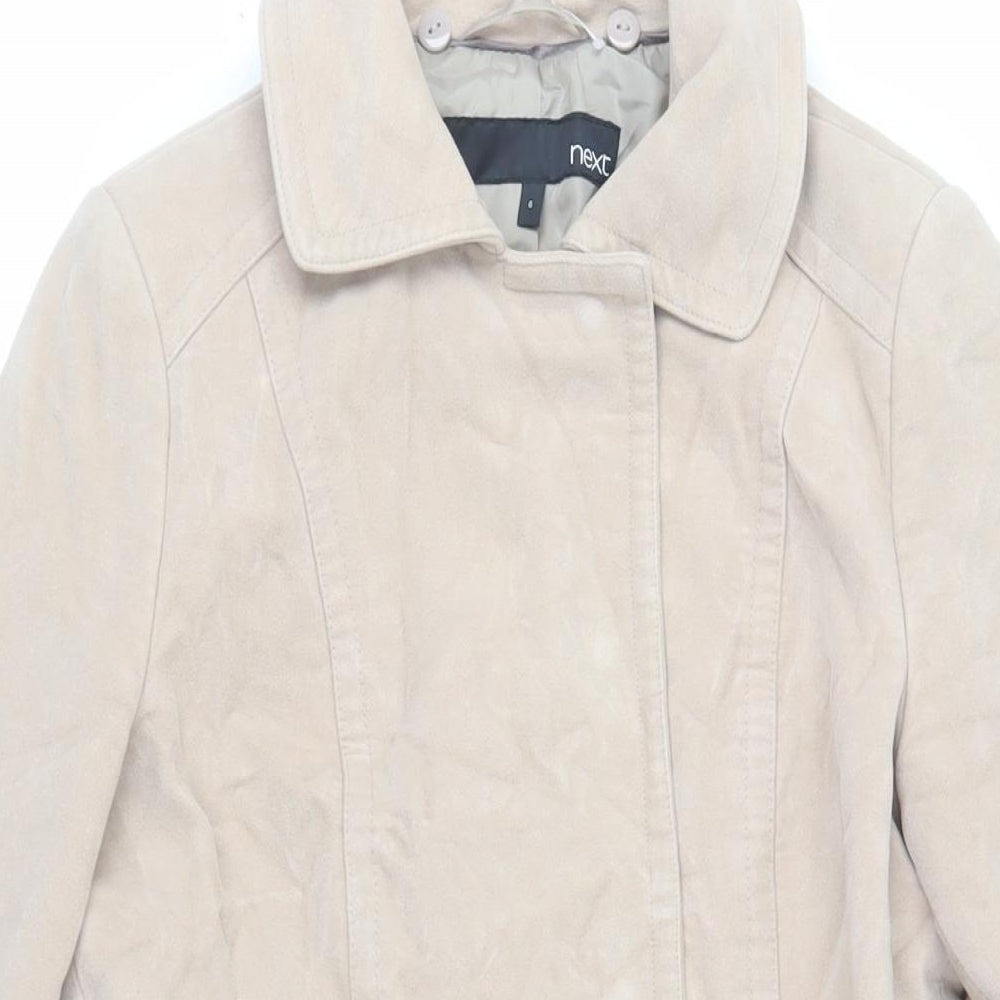 Womens UK Size 8 NEXT Beige Overcoat
