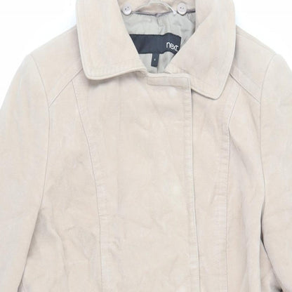 Womens UK Size 8 NEXT Beige Overcoat