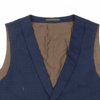 Mens UK Size 46 Fellini Regular Blue Suit Jacket