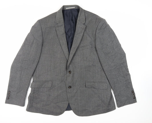 Mens UK Size 46 Marks and Spencer Regular Grey Suit Jacket