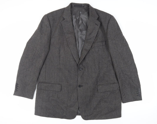 Mens UK Size 46 Marks and Spencer Regular Grey Suit Jacket