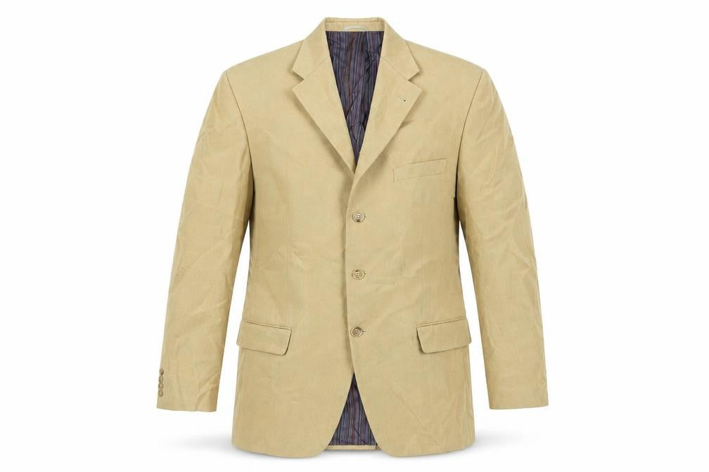Mens UK Size 42 BARUTTI Regular Beige Suit Jacket