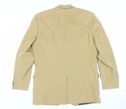Mens UK Size 42 BARUTTI Regular Beige Suit Jacket