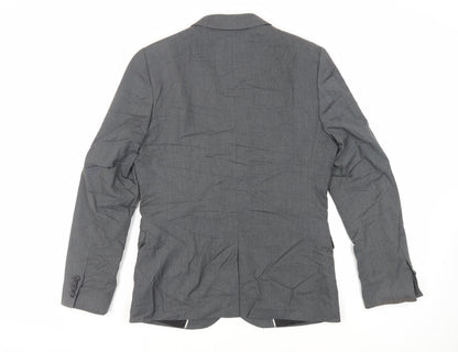 Mens UK Size 38 H&M Regular Grey Suit Jacket