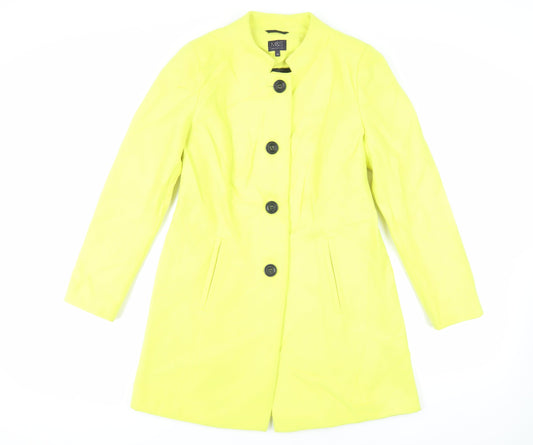 Womens UK Size 10 Marks and Spencer Yellow Overcoat