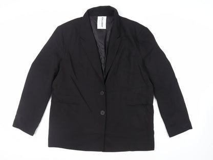 Womens UK Size 12 COLLUSION Black Jacket