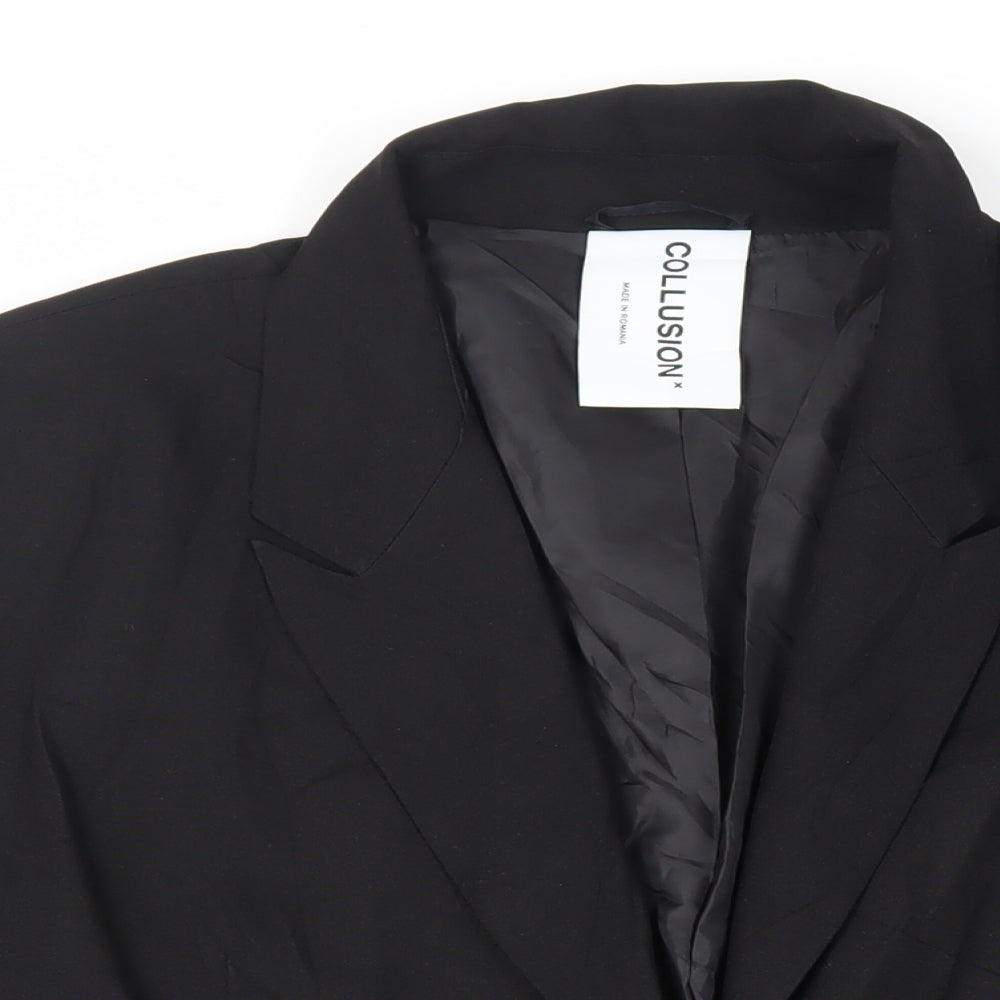 Womens UK Size 12 COLLUSION Black Jacket
