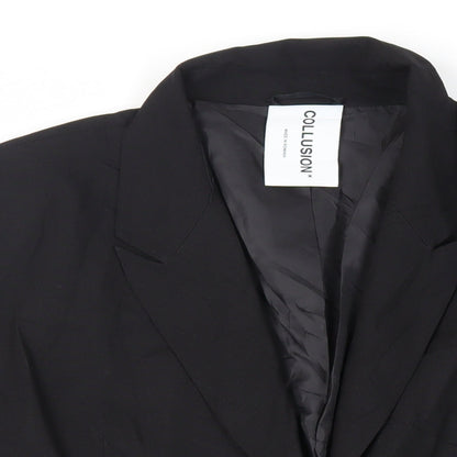 Womens UK Size 12 COLLUSION Black Jacket
