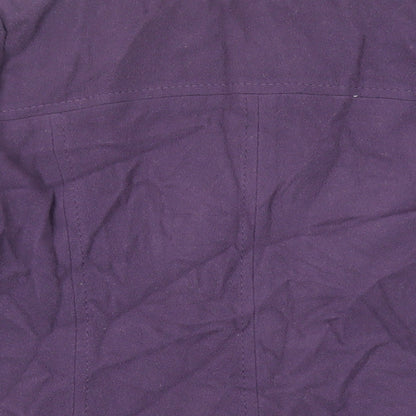 Womens UK Size 14 Marks and Spencer Purple Pea Coat