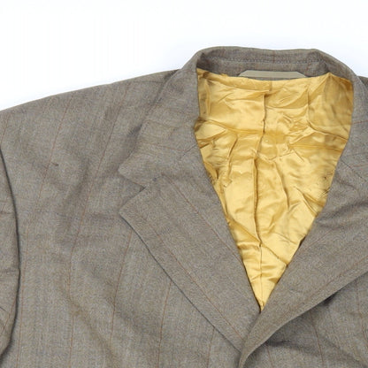 Mens UK Size 46 Gurteen Regular Brown Suit Jacket