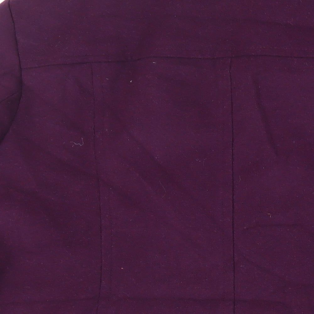 Womens UK Size 20 EWM Purple Pea Coat