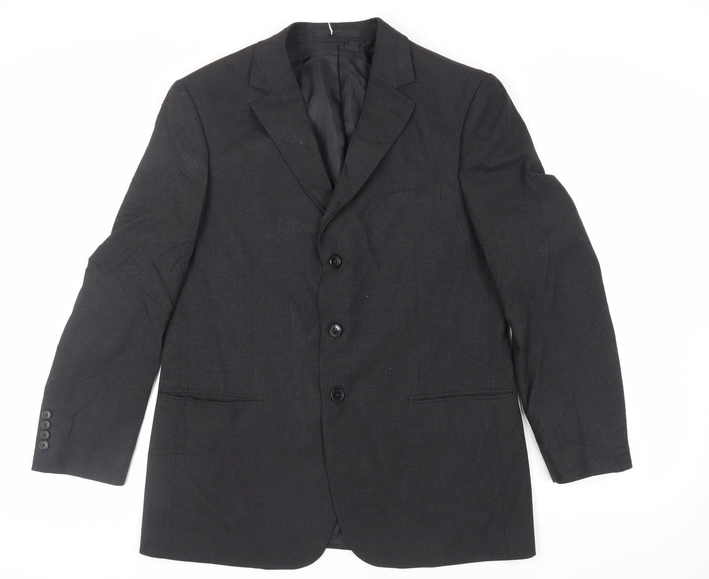 Mens UK Size 42 Marks and Spencer Regular Black Suit Jacket