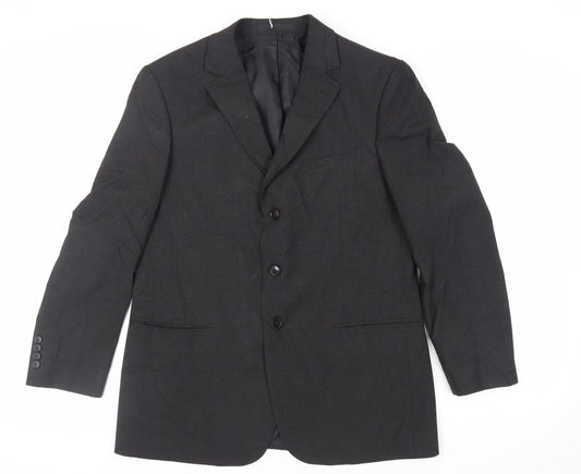 Mens UK Size 42 Marks and Spencer Regular Black Suit Jacket