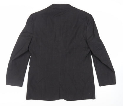 Mens UK Size 42 Marks and Spencer Regular Black Suit Jacket