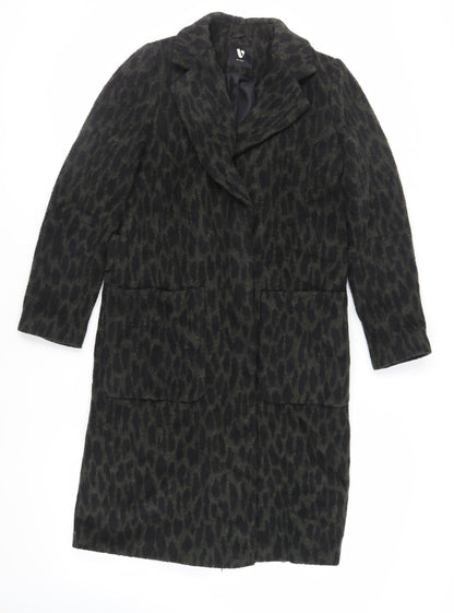 Womens UK Size 10 Very Green Overcoat
