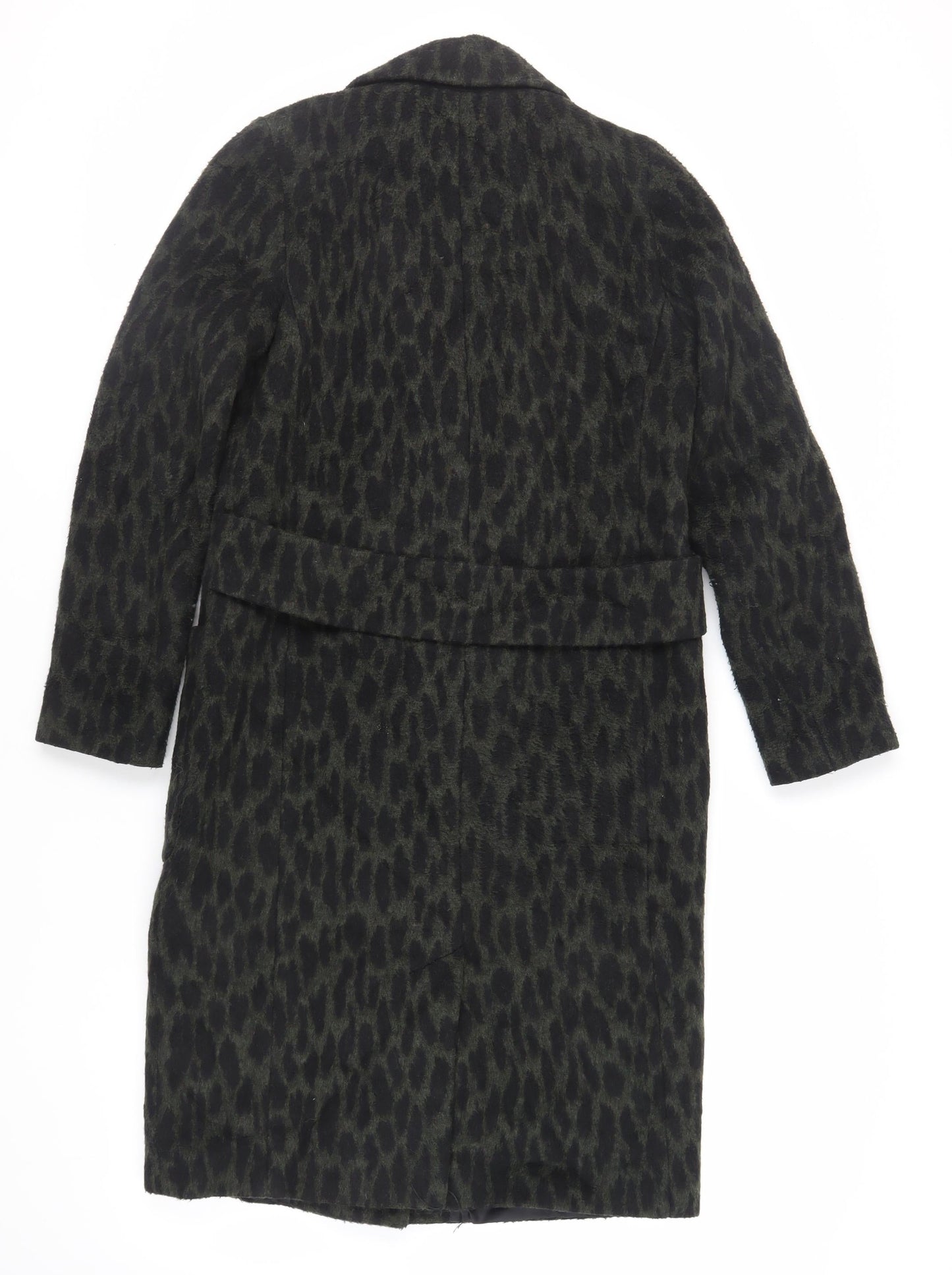 Womens UK Size 10 Very Green Overcoat