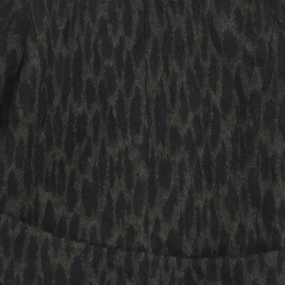 Womens UK Size 10 Very Green Overcoat