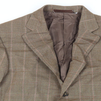 Mens UK Size 38 Ermenegildo Zegna Regular Brown Suit Jacket