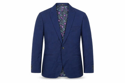 Mens UK Size 40 Marks and Spencer Regular Blue Suit Jacket