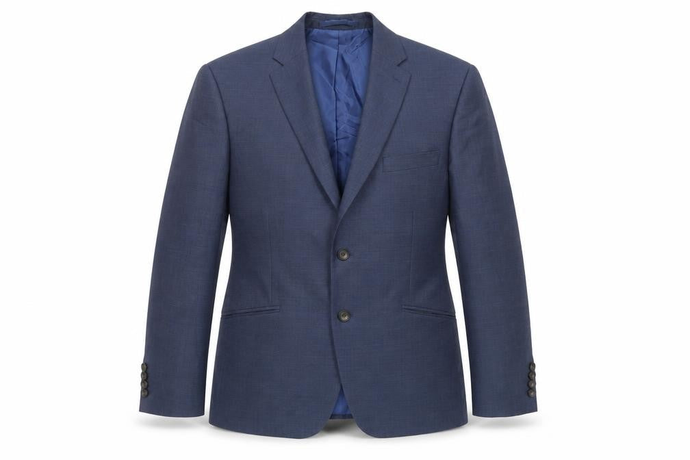 Mens UK Size 40 Marks and Spencer Regular Blue Suit Jacket