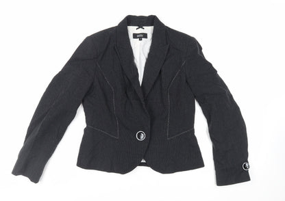 Womens UK Size 12 Marks and Spencer Black Jacket