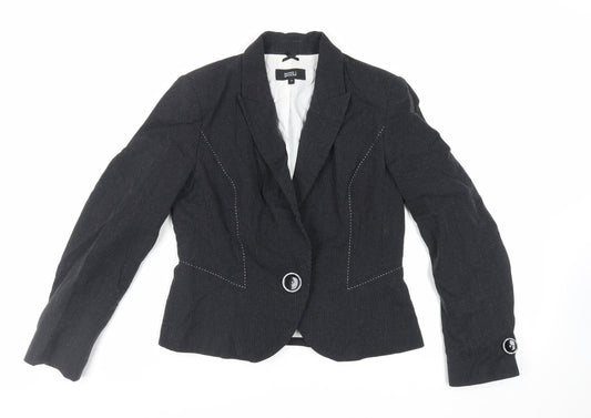 Womens UK Size 12 Marks and Spencer Black Jacket