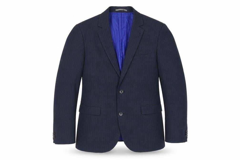 Mens UK Size 40 Marks and Spencer Regular Blue Suit Jacket