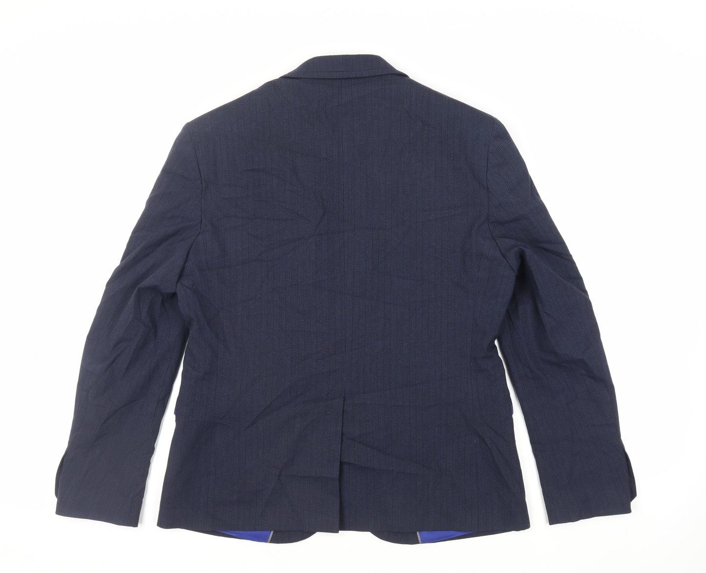 Mens UK Size 40 Marks and Spencer Regular Blue Suit Jacket