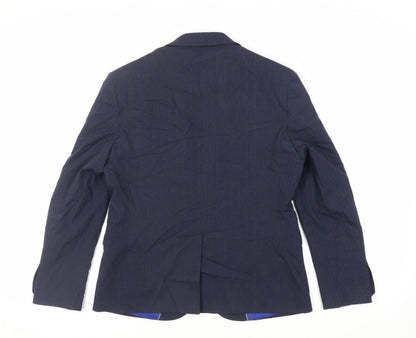 Mens UK Size 40 Marks and Spencer Regular Blue Suit Jacket
