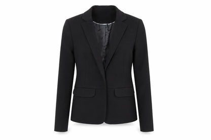 Miss Se Womens Black Jacket Blazer Size 8 - Open