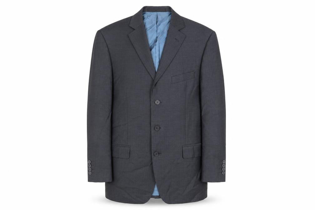 Mens UK Size 42 Marks and Spencer Regular Blue Suit Jacket