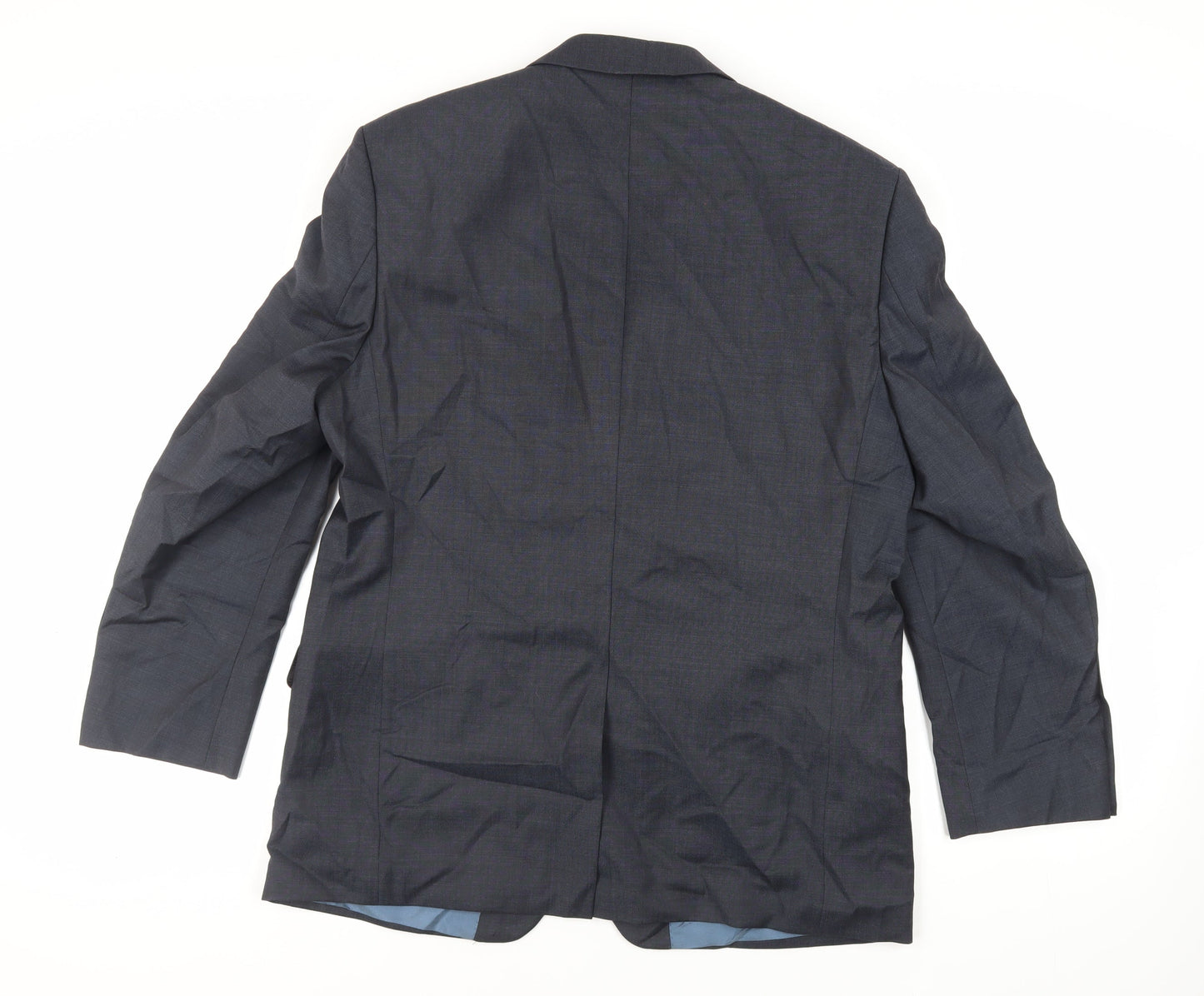 Mens UK Size 42 Marks and Spencer Regular Blue Suit Jacket