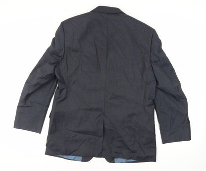 Mens UK Size 42 Marks and Spencer Regular Blue Suit Jacket