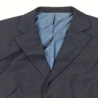 Mens UK Size 42 Marks and Spencer Regular Blue Suit Jacket