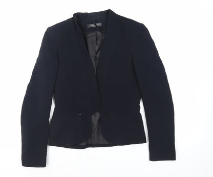 Limited Collection Womens Blue Jacket Blazer Size 10 - Open