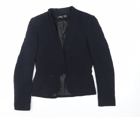 Limited Collection Womens Blue Jacket Blazer Size 10 - Open