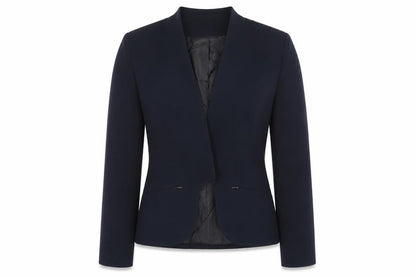 Limited Collection Womens Blue Jacket Blazer Size 10 - Open