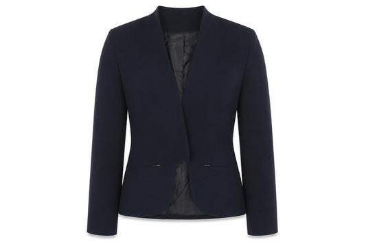 Limited Collection Womens Blue Jacket Blazer Size 10 - Open