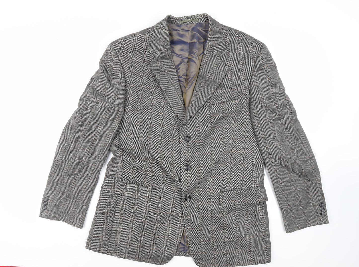 Mens UK Size 42 Varteks Regular Grey Suit Jacket