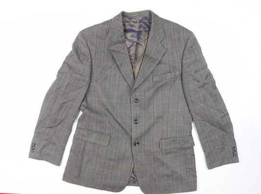 Mens UK Size 42 Varteks Regular Grey Suit Jacket