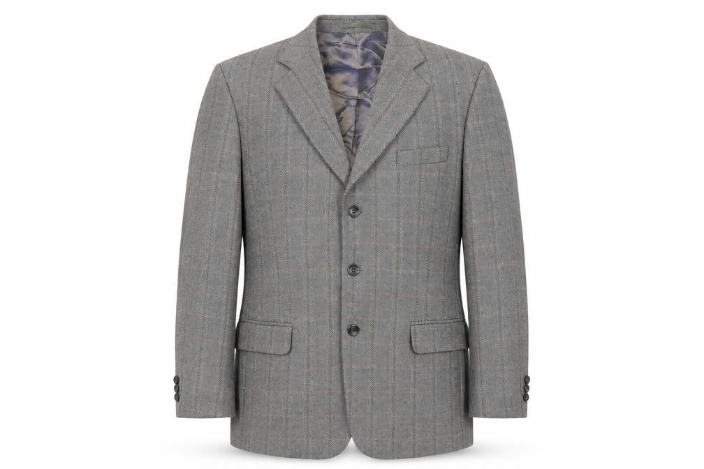 Mens UK Size 42 Varteks Regular Grey Suit Jacket
