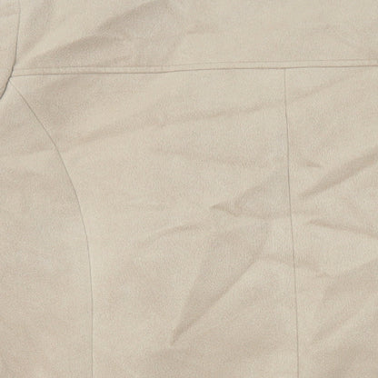 Anthology Womens Beige Jacket Size 20 Button