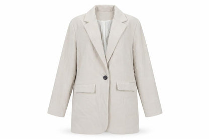 Boohoo Womens Beige Overcoat Coat Size 12 Button