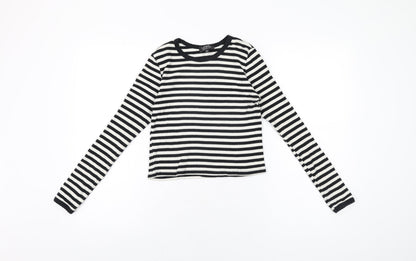 Womens UK Size 10 Topshop White Basic T-Shirt